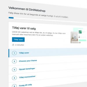 screenshot af webshop